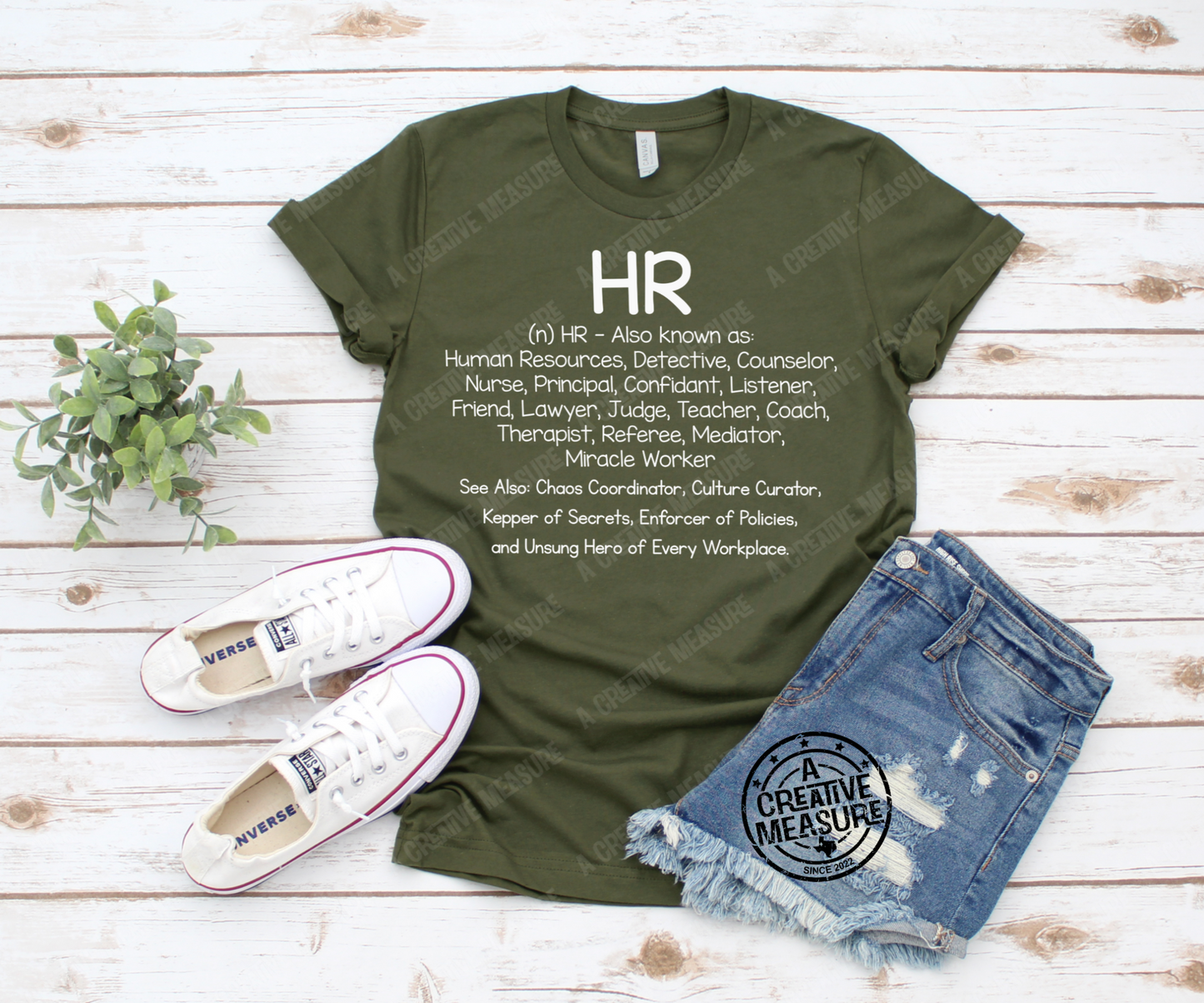 Human Resources Defined T-Shirt - HR Shirt