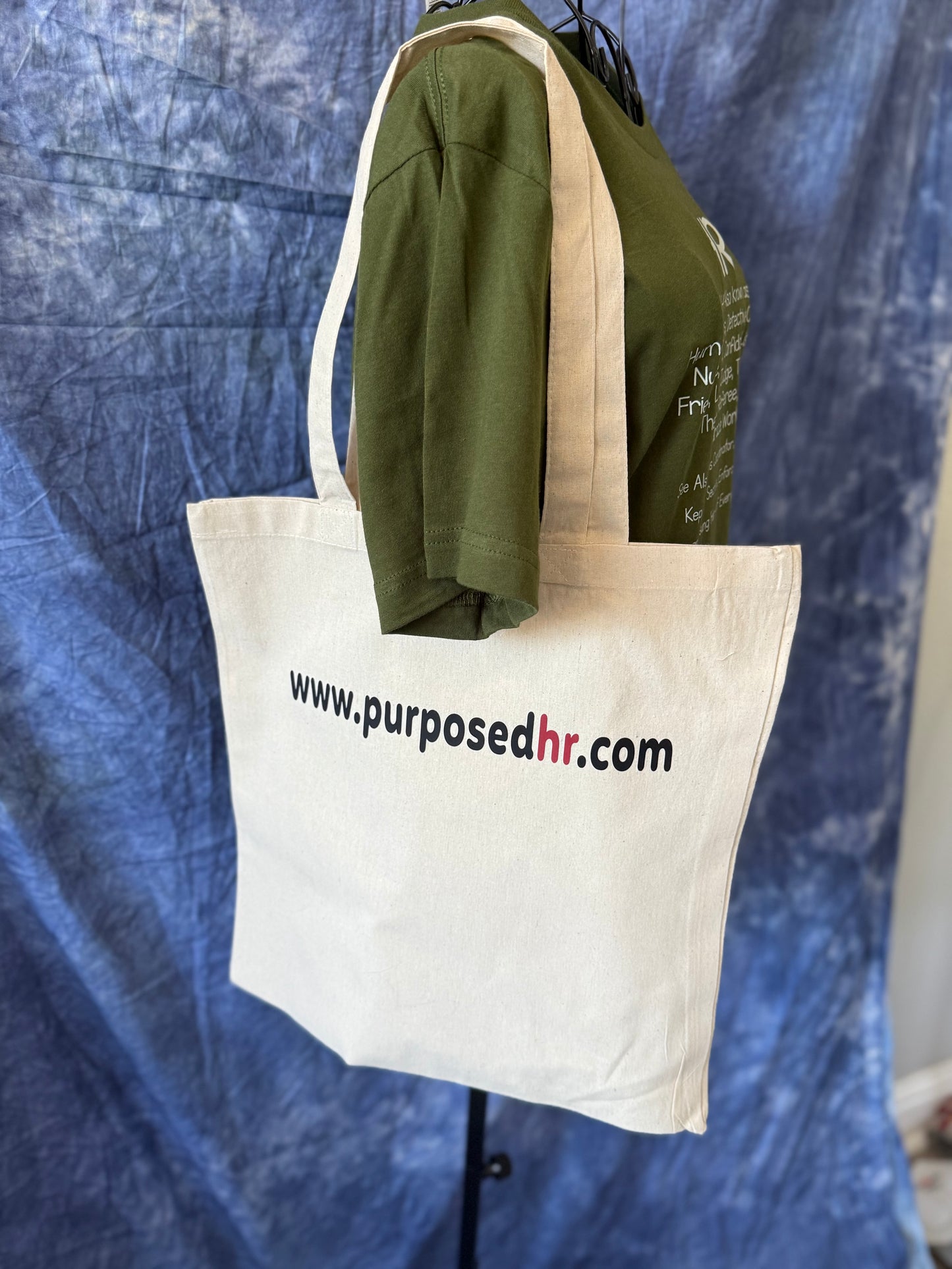 Human Resources Heartbeat Tote Bag - HR Heart Rate Canvas Bag