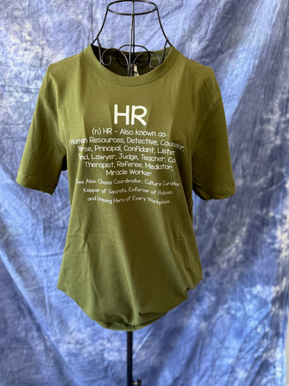 Human Resources Defined T-Shirt - HR Shirt