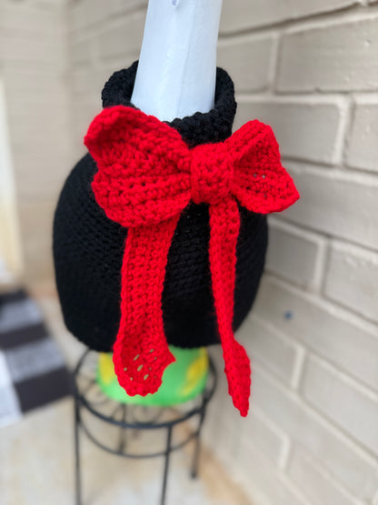 Silly Porch Goose Story Book Outfit - Goose Statue Crochet Cat Gear - Top Hat And Sweater Clothes