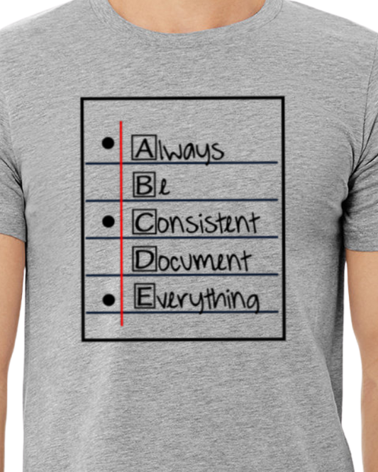 ABC's Of Human Resources T-Shirt - HR Shirt
