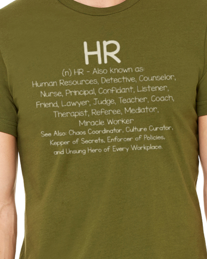 Human Resources Defined T-Shirt - HR Shirt