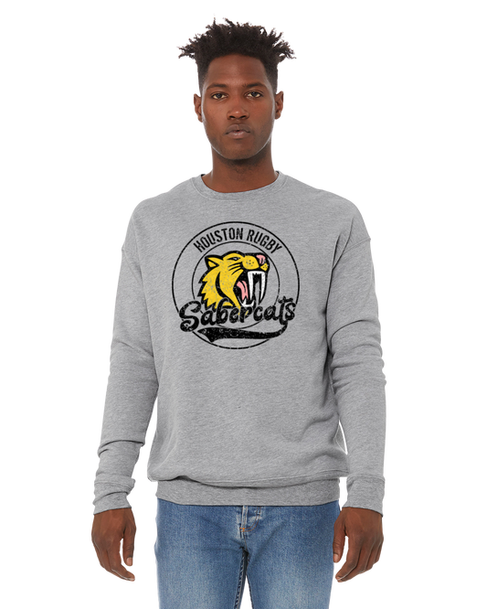 Houston SaberCats- Retro - SaberCats - Rugby - Sweater - Crewneck Sweatshirt
